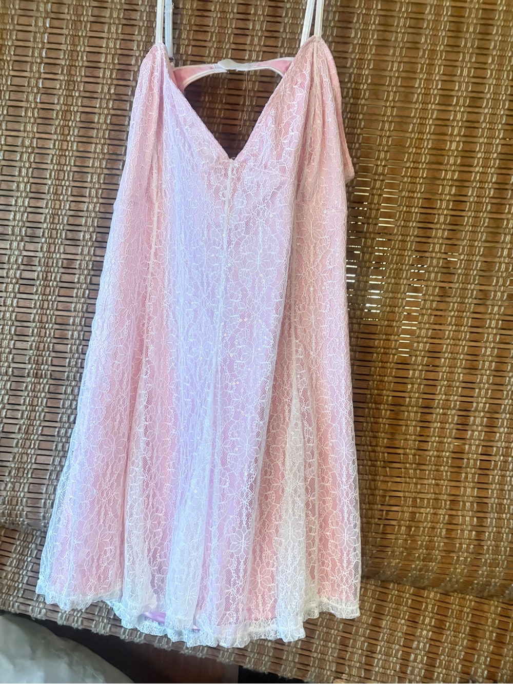Dolls Kill Pink Lace Mini Dress